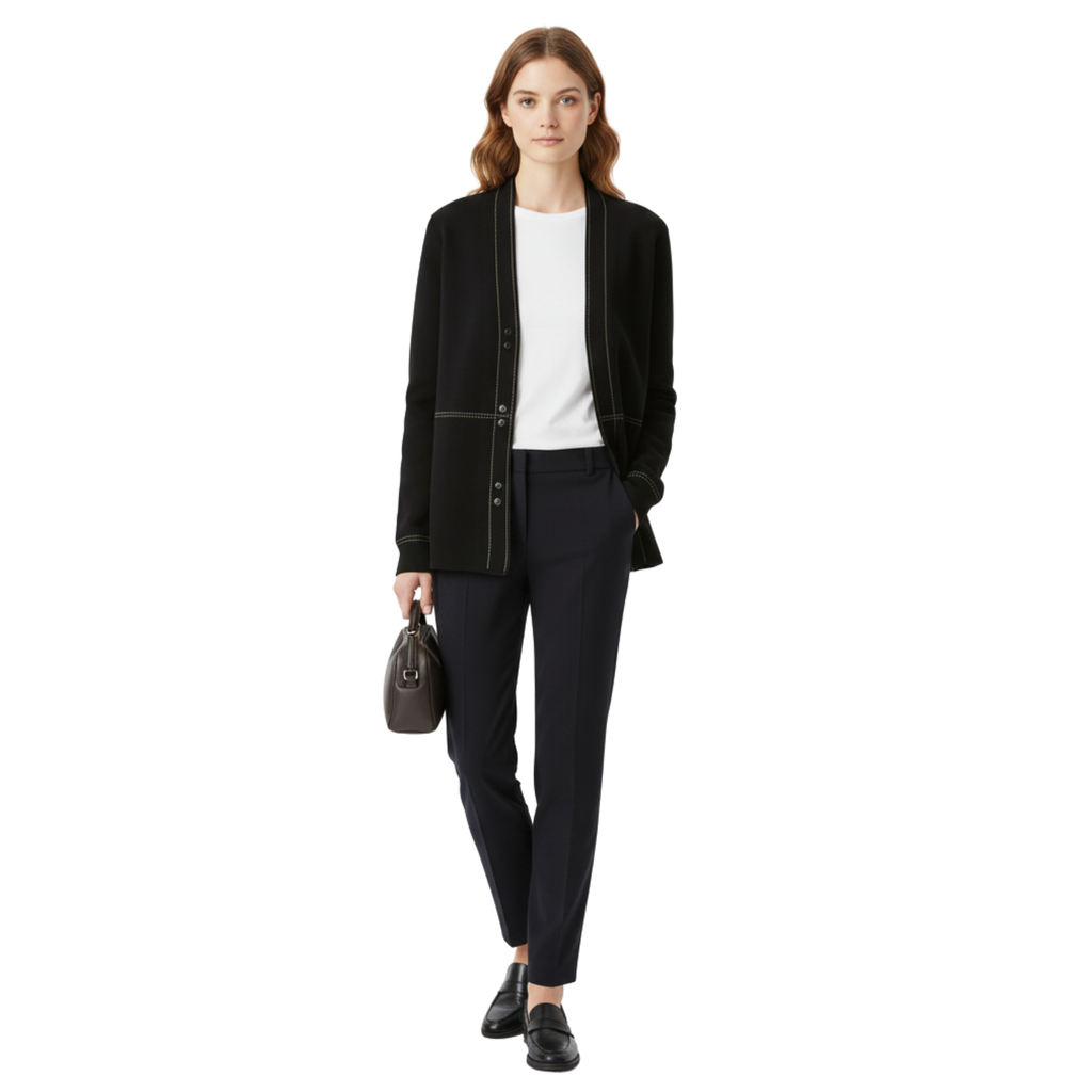 Womens Wool Knit Cardigan