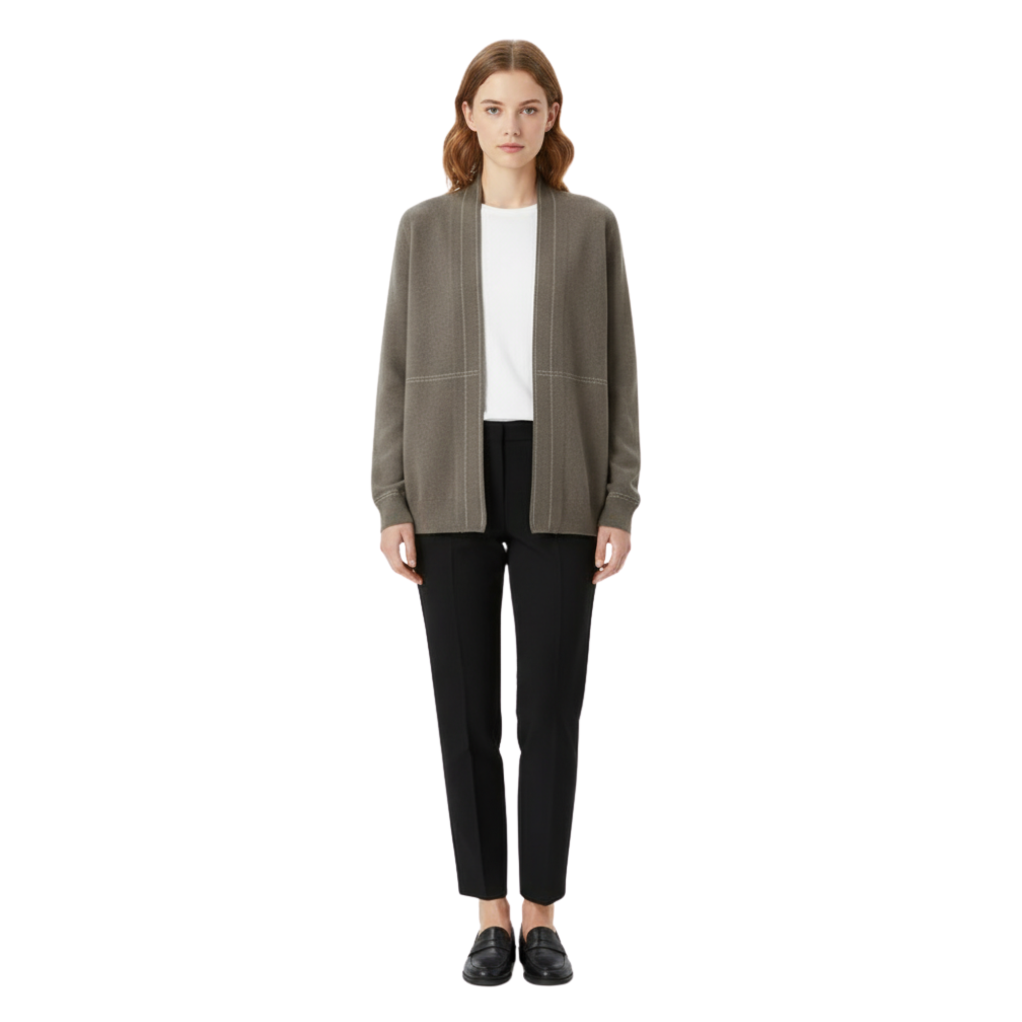 Womens Wool Knit Cardigan