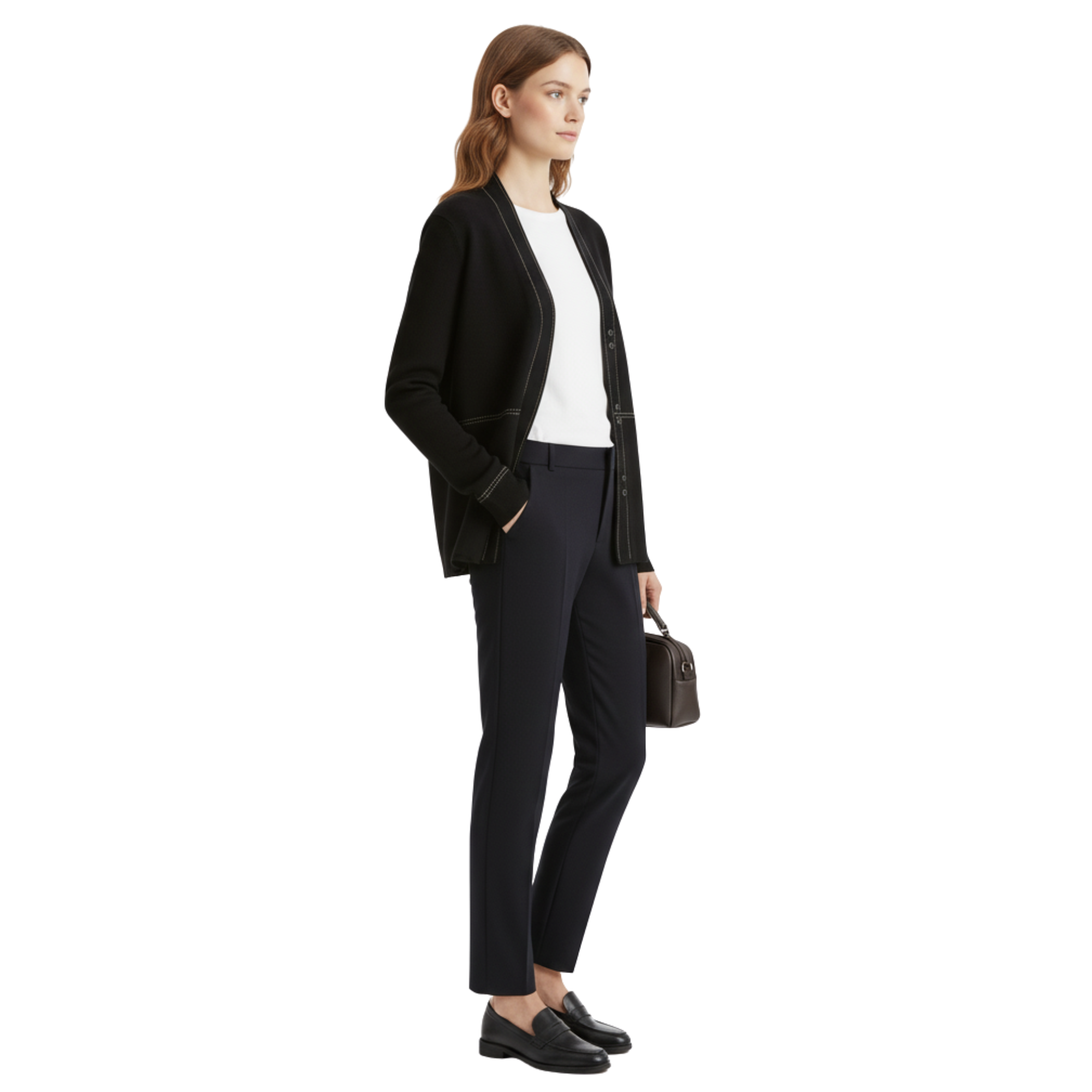 Womens Wool Knit Cardigan