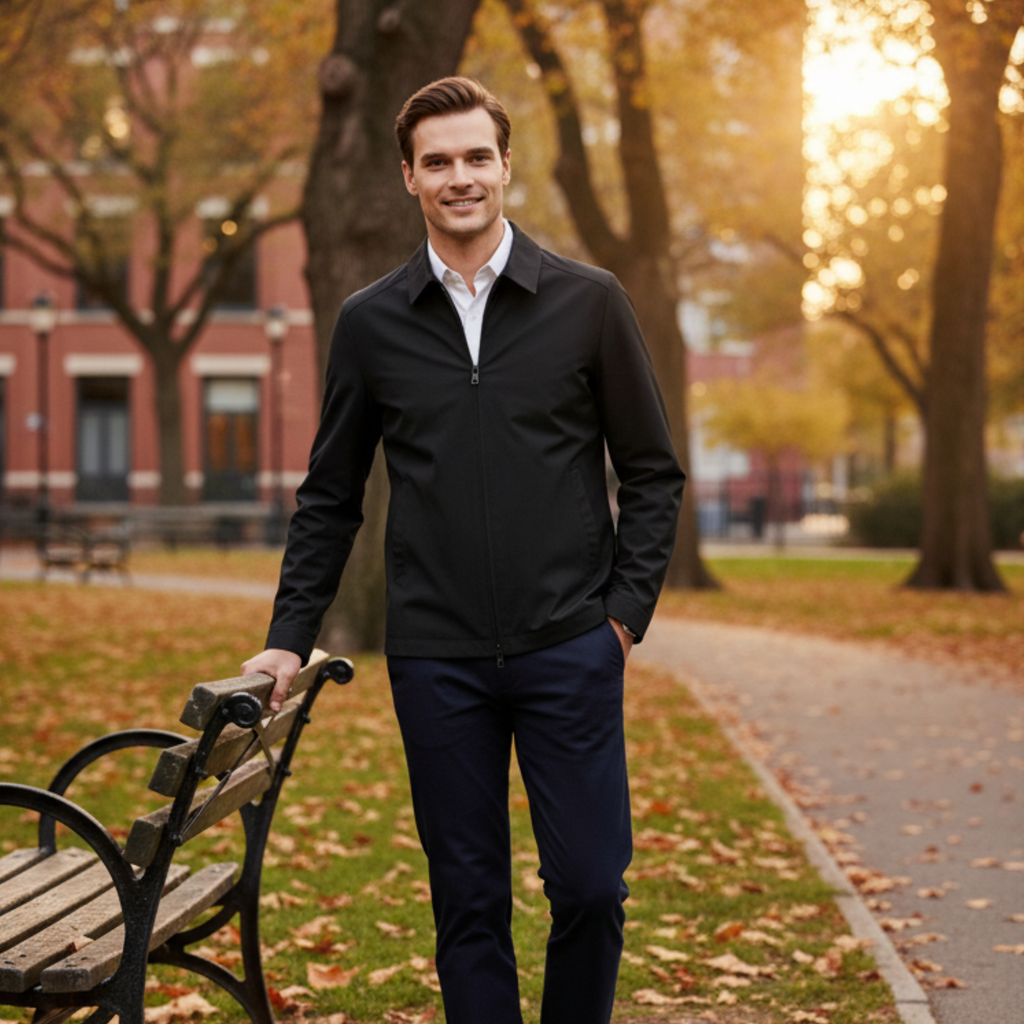 Mens Lightweight Bomber Jacket
