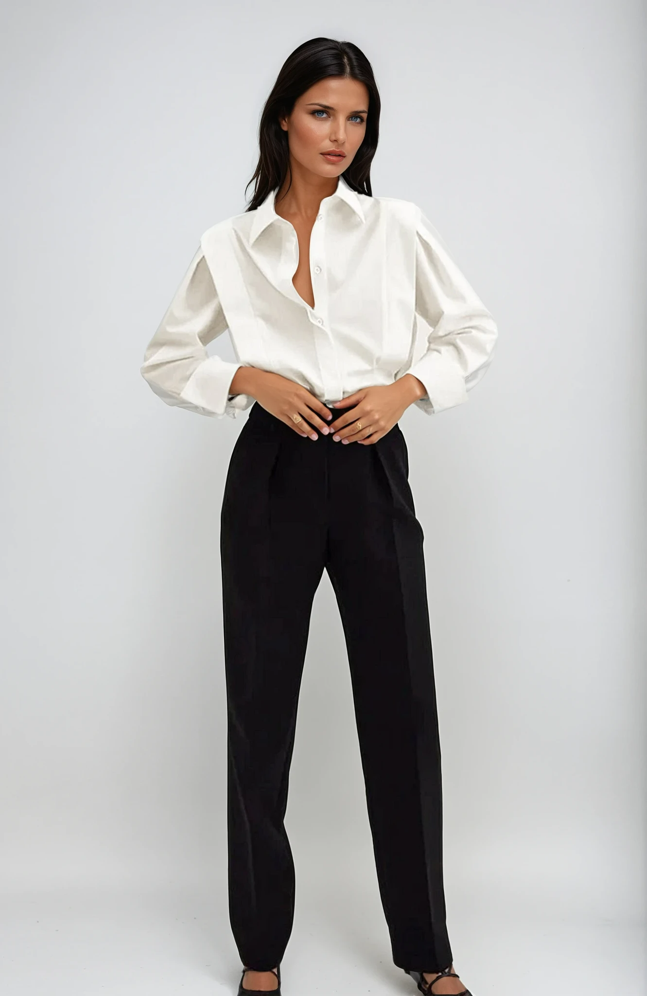 Button Down Square Shirt