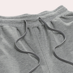 Men's Sweatpants With Elastic Waist And Straight Leg