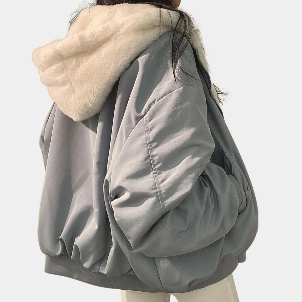 Women's Winter Jacket Soft Padded Loose Fit Warm Look