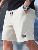 Mens Casual Drawstring Shorts Side Pockets