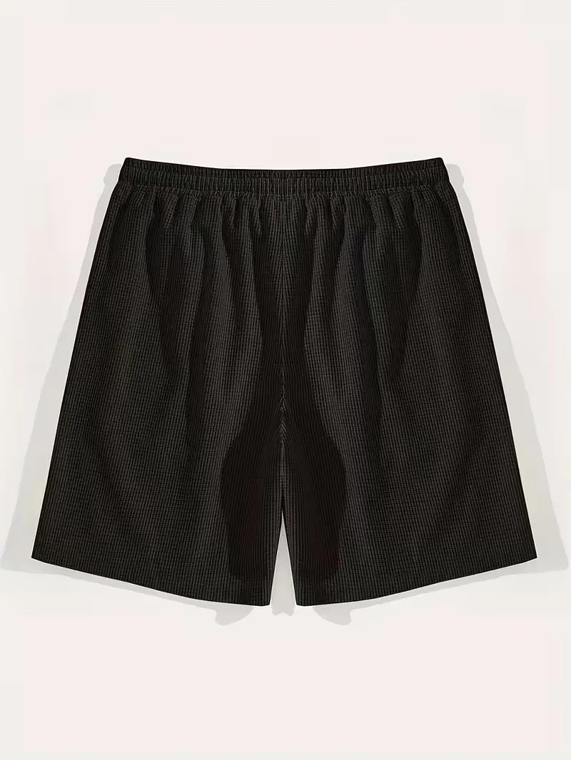 Mens Casual Drawstring Shorts Side Pockets