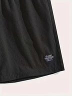 Mens Casual Drawstring Shorts Side Pockets