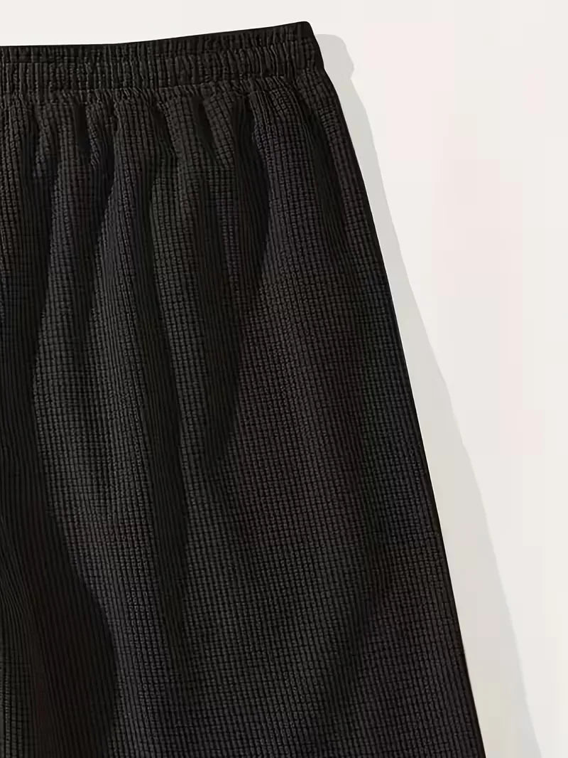 Mens Casual Drawstring Shorts Side Pockets