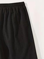 Mens Casual Drawstring Shorts Side Pockets