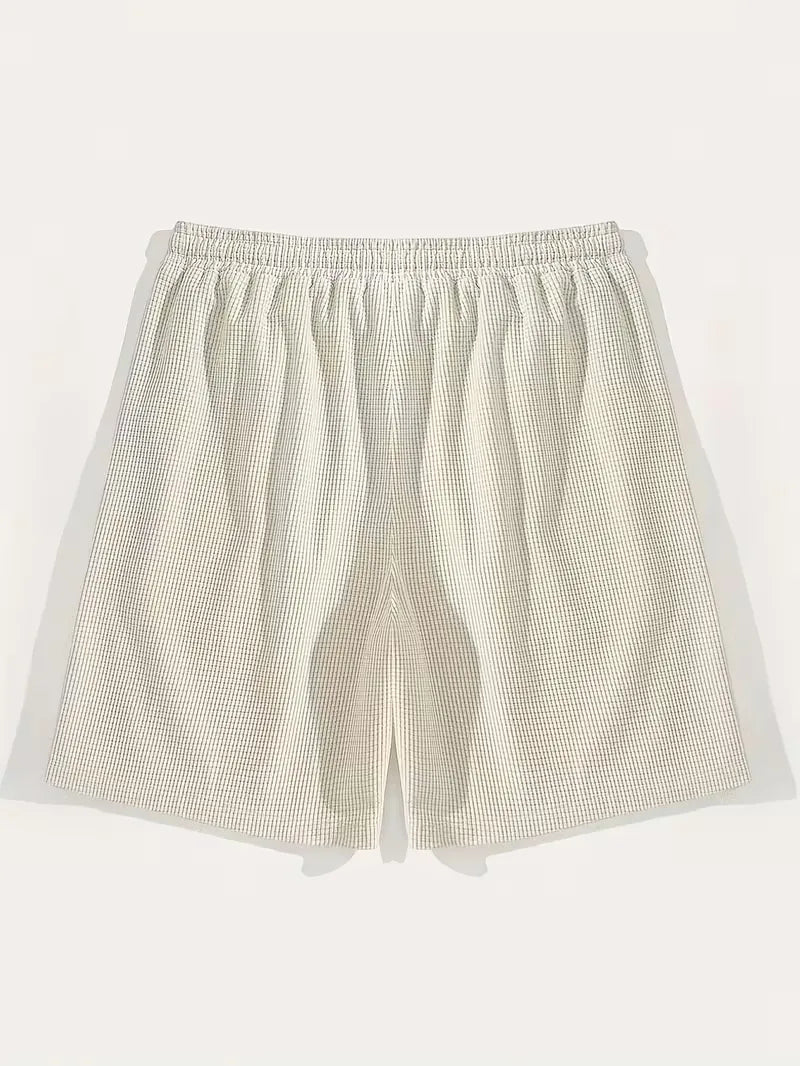 Mens Casual Drawstring Shorts Side Pockets