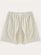 Mens Casual Drawstring Shorts Side Pockets