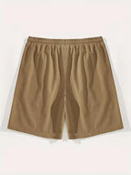 Mens Casual Drawstring Shorts Side Pockets