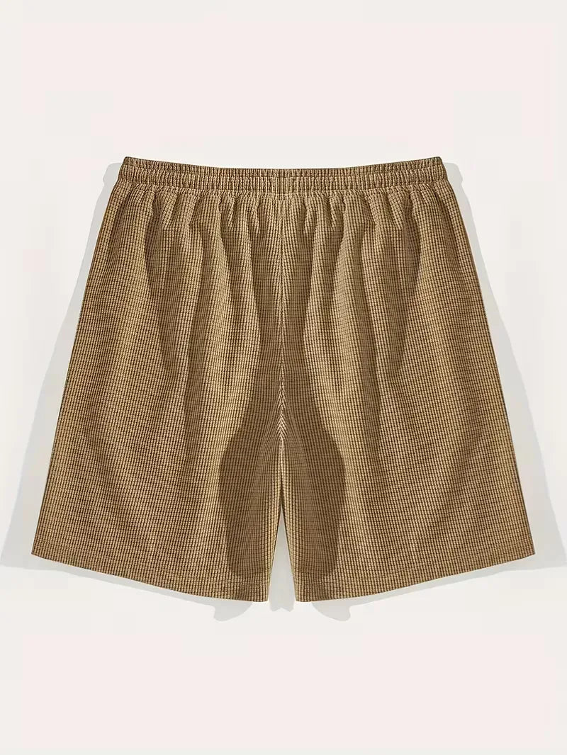 Mens Casual Drawstring Shorts Side Pockets