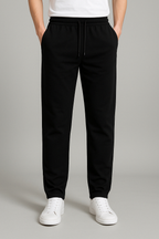 Men's Sweatpants With Elastic Waist And Straight Leg