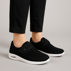 Men's Slip-On Shoes With Velcro Strap And Comfort Sole For Everyday Wear