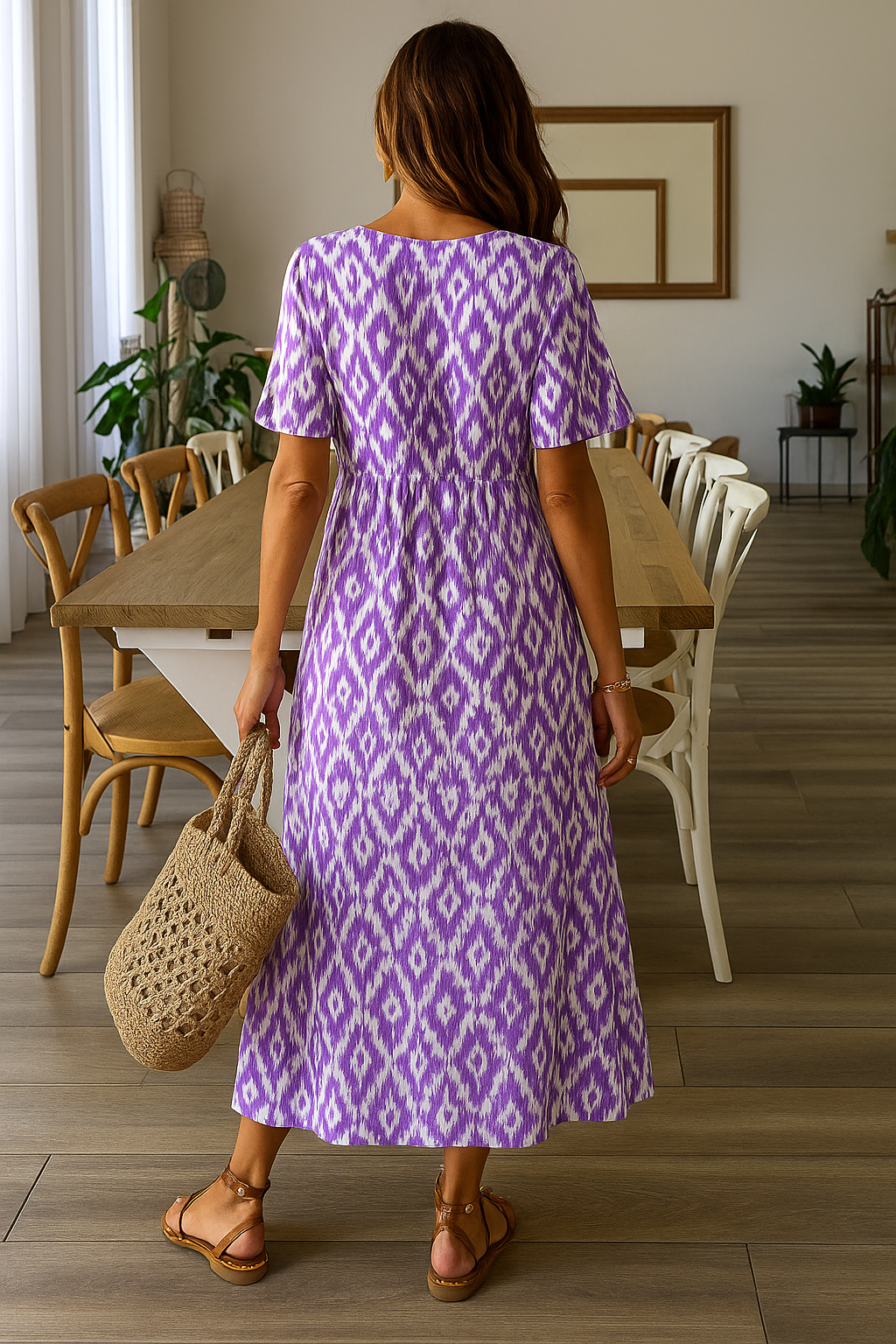 Womens Boho Maxi Dress Floral Print Five Style