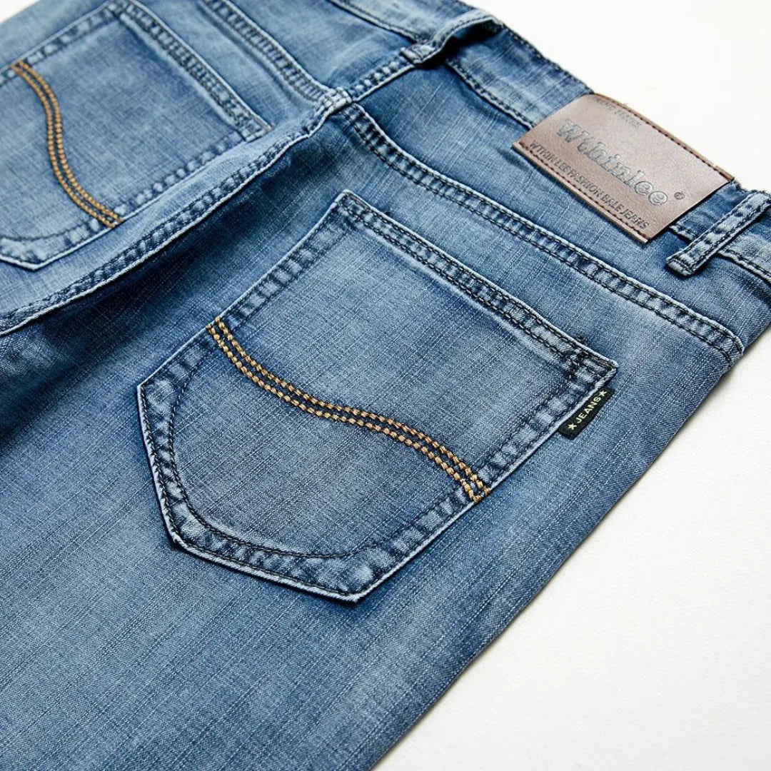 Mens Denim Shorts Five Pocket Zip Fly