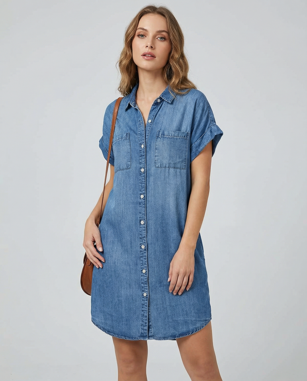 Denim Shirt Dress Relaxed Fit