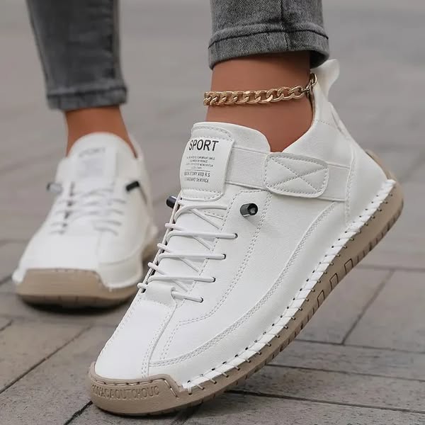 Orthopedic Sneakers Wide Toe Box Cushioned Arch Support