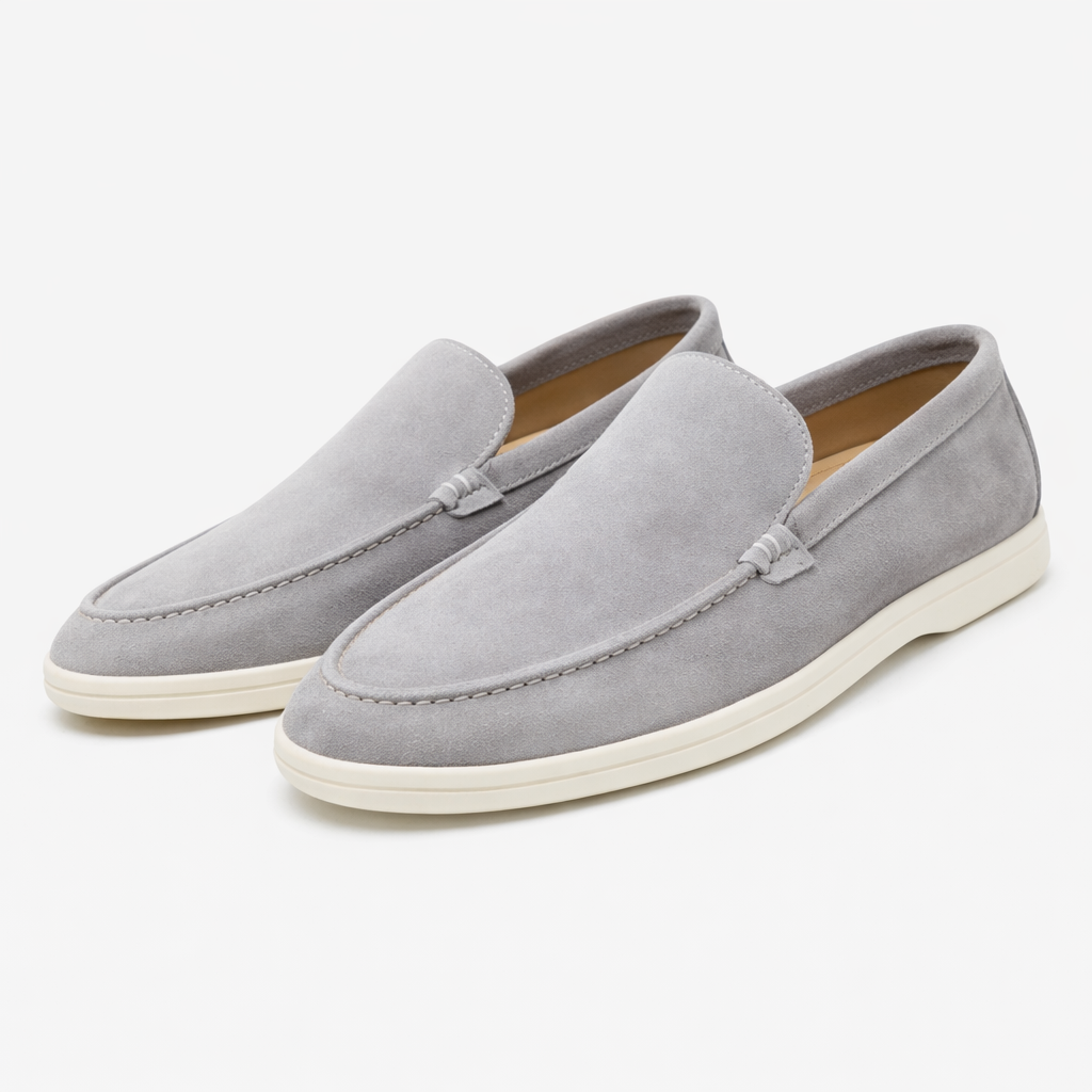 Mens Suede Look Loafer