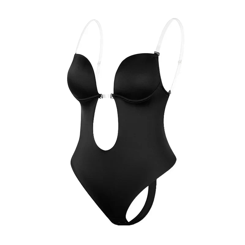 Backless Bodysuit Bra Invisible Support