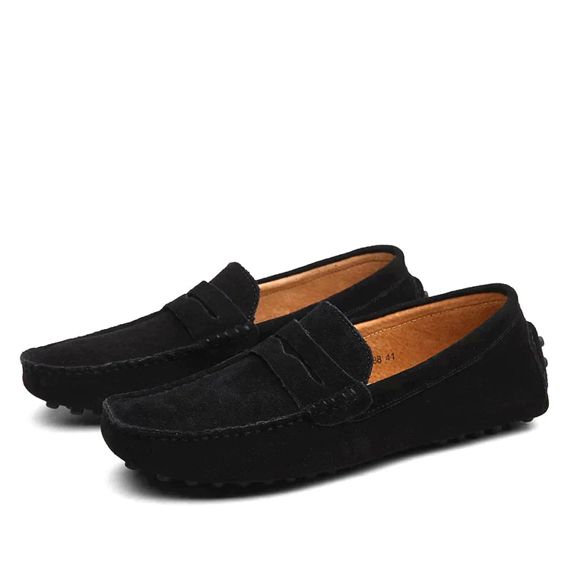 Mens Suede Loafer Italian Style Five Color