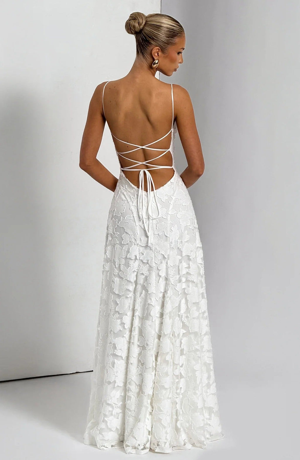 Floral Sleeveless Maxi Wedding Guest Dress