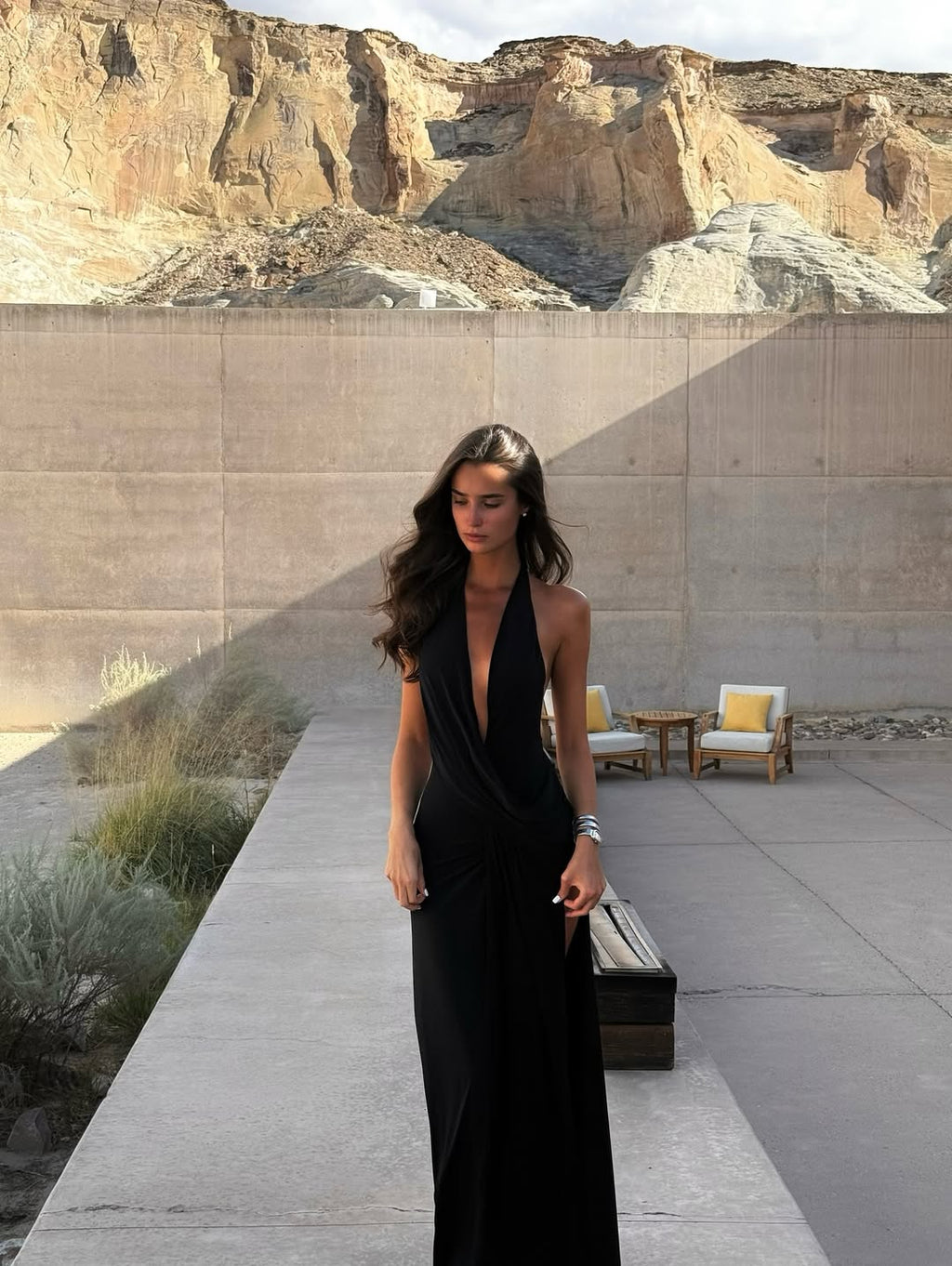 Halter Backless Maxi Summer Dress