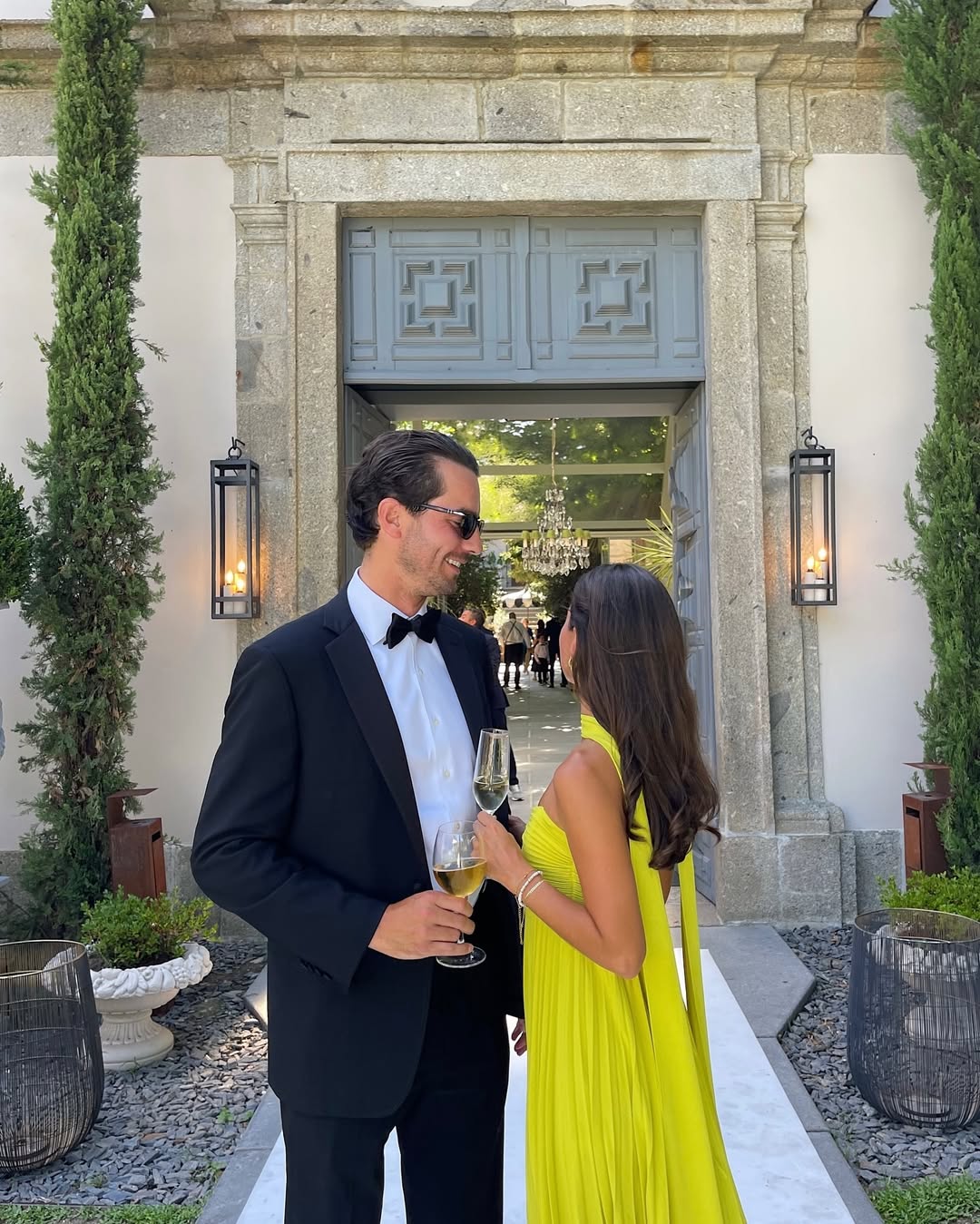 Pleated Strapless Maxi Wedding Guest Dress
