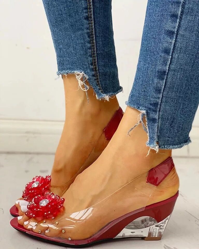 Jelly Slide Sandals