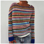 Women's Nordic Sweater Fair Isle Print Retro Knit Fall Winter