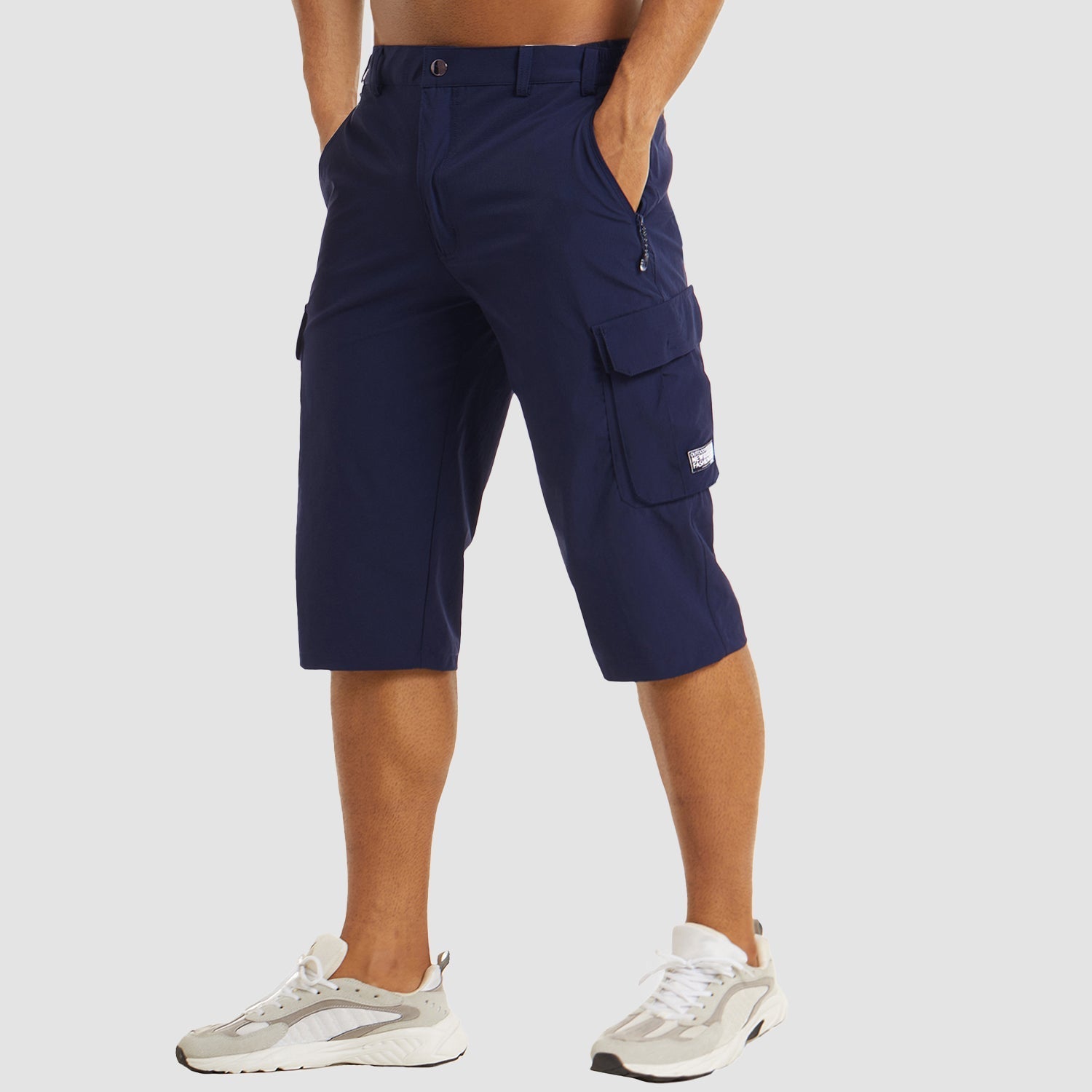 Mens Cargo Shorts Quick Dry Multi Pocket Five Color