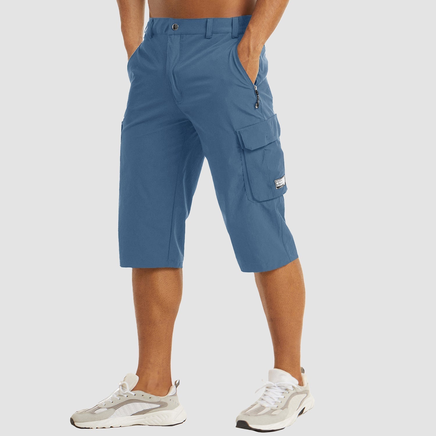 Mens Cargo Shorts Quick Dry Multi Pocket Five Color