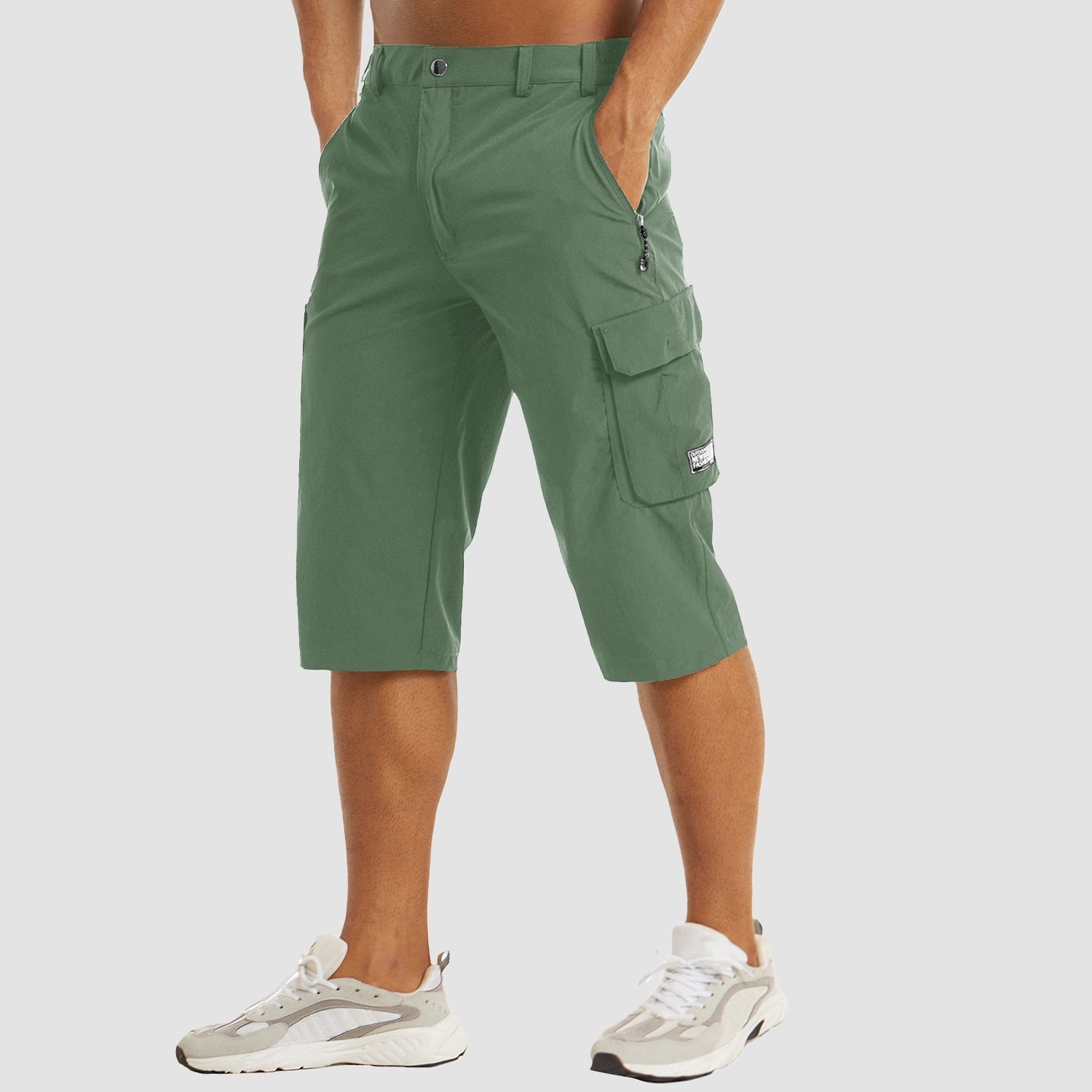 Mens Cargo Shorts Quick Dry Multi Pocket Five Color