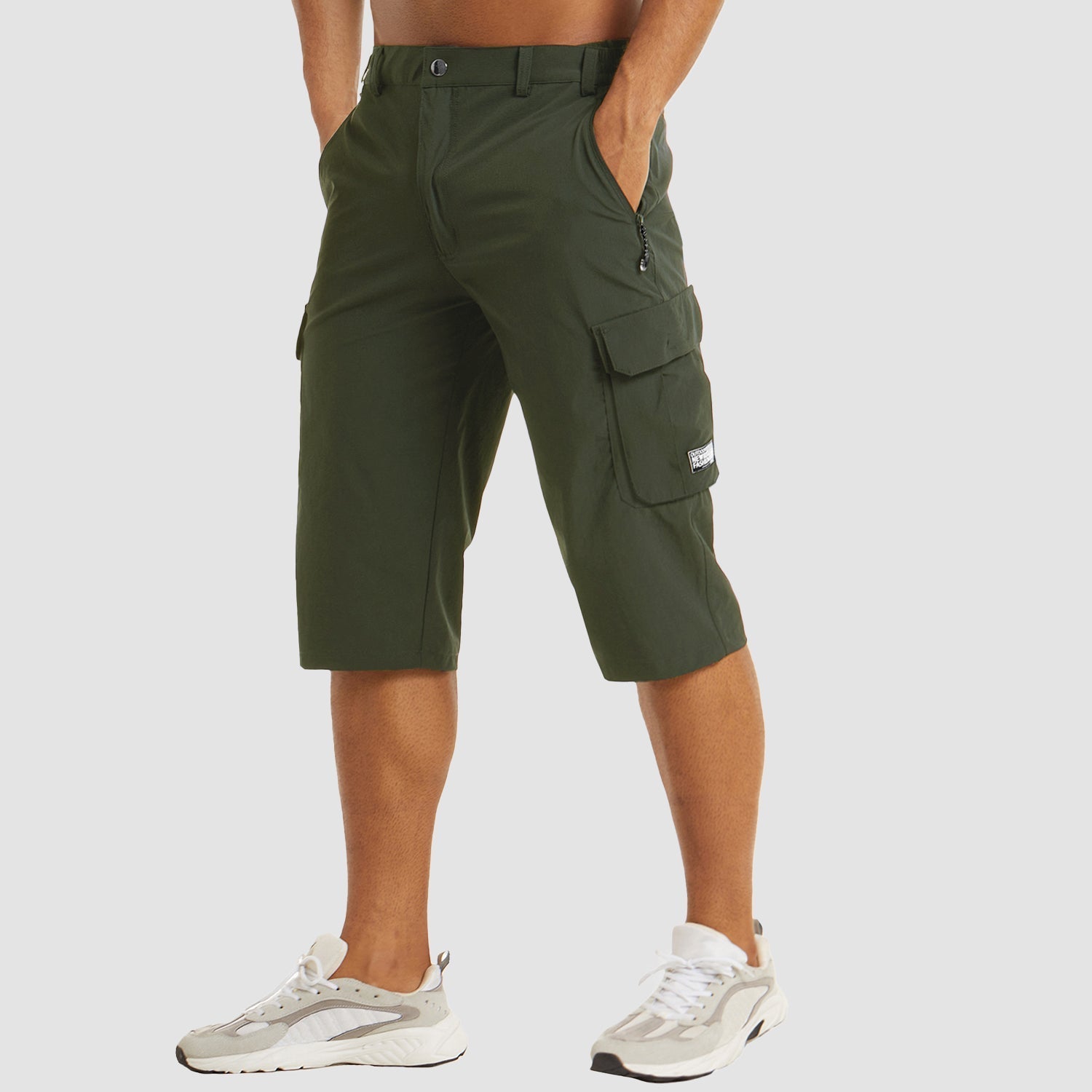 Mens Cargo Shorts Quick Dry Multi Pocket Five Color