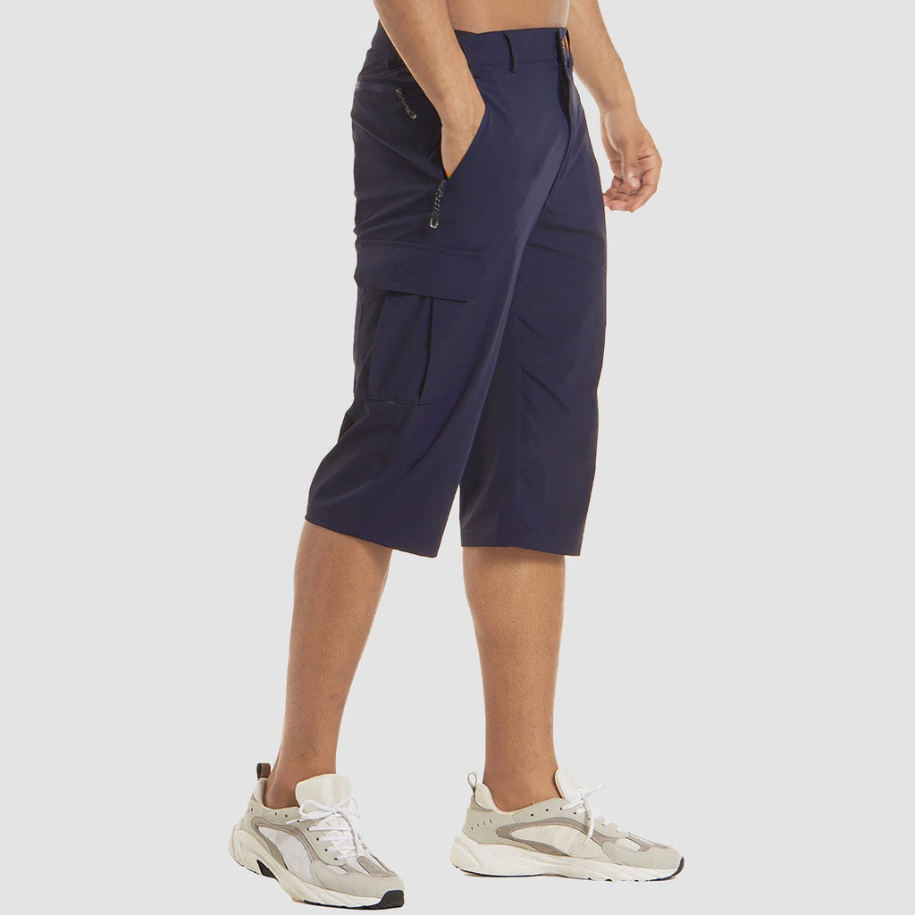 Mens Cargo Shorts Quick Dry Multi Pocket Five Color