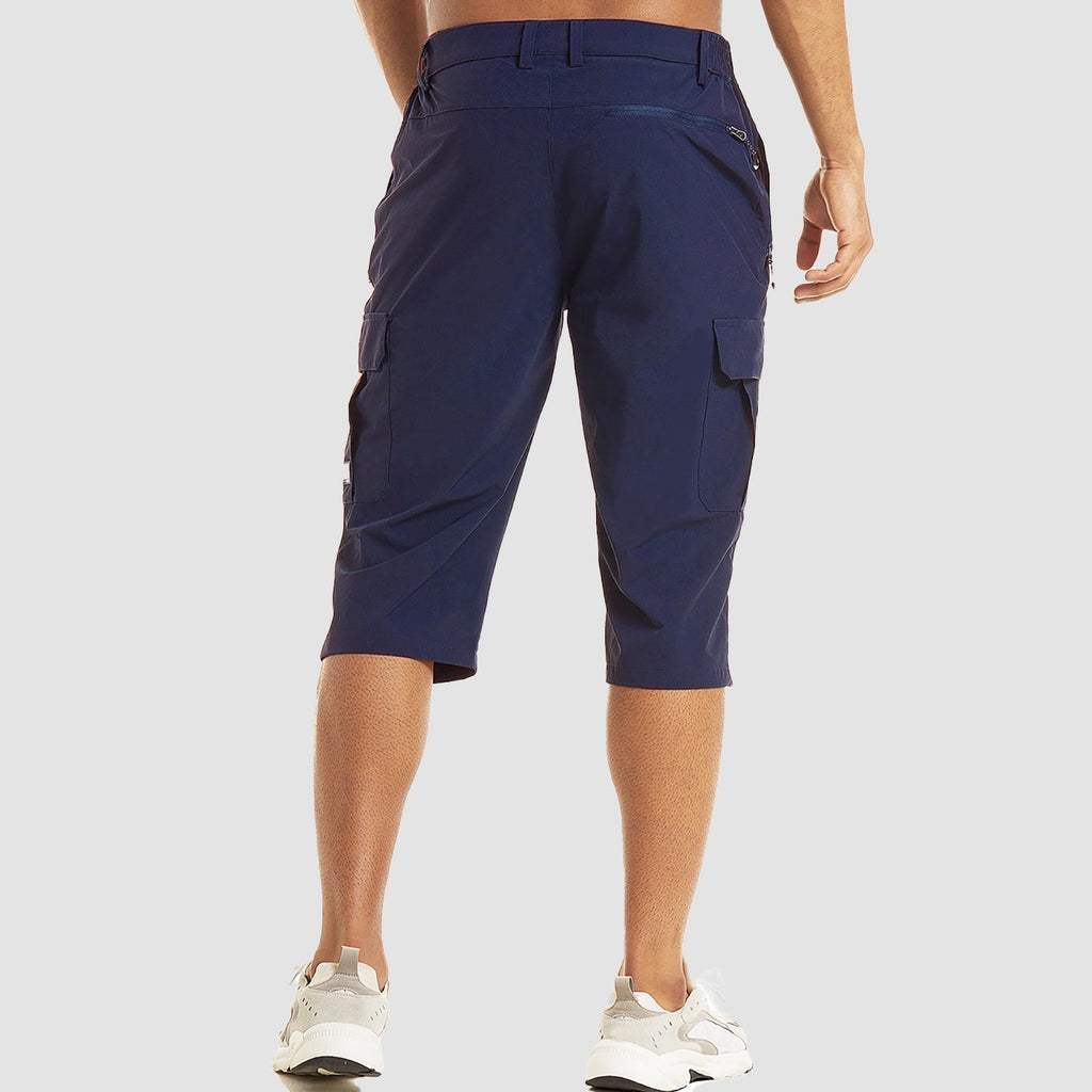 Mens Cargo Shorts Quick Dry Multi Pocket Five Color