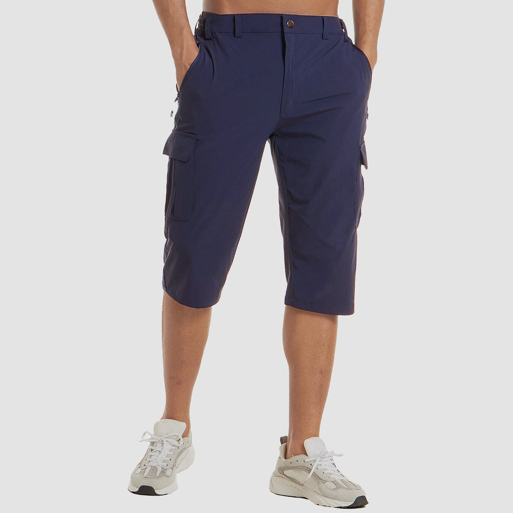 Mens Cargo Shorts Quick Dry Multi Pocket Five Color