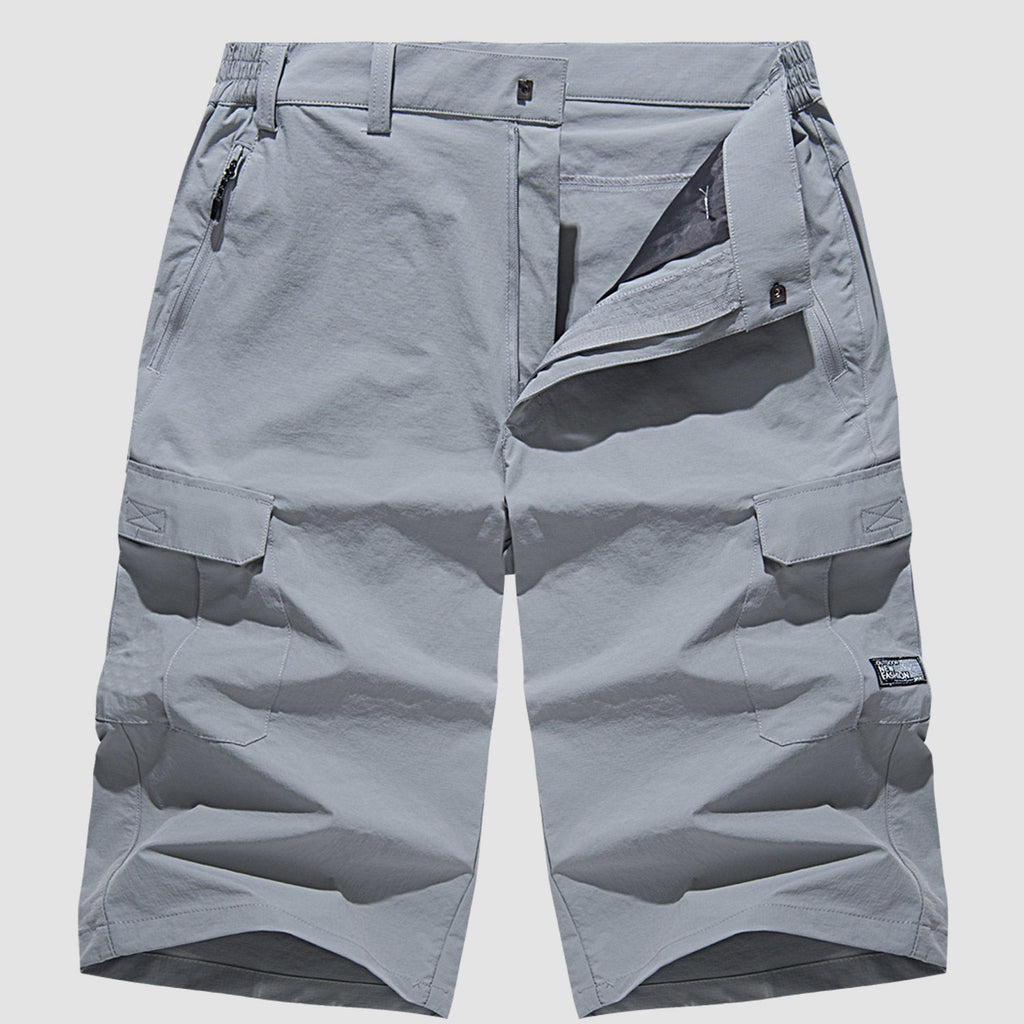 Mens Cargo Shorts Quick Dry Multi Pocket Five Color