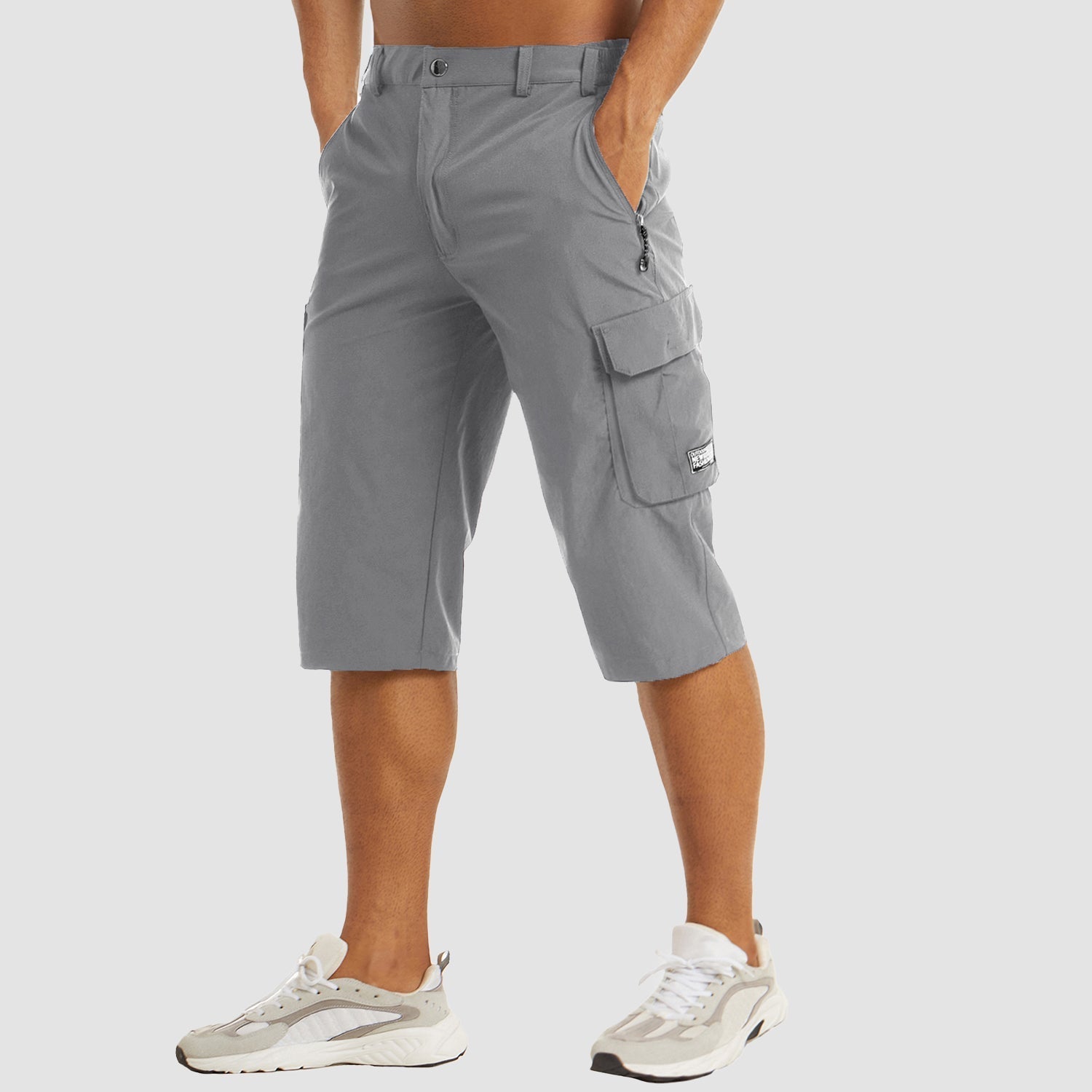 Mens Cargo Shorts Quick Dry Multi Pocket Five Color