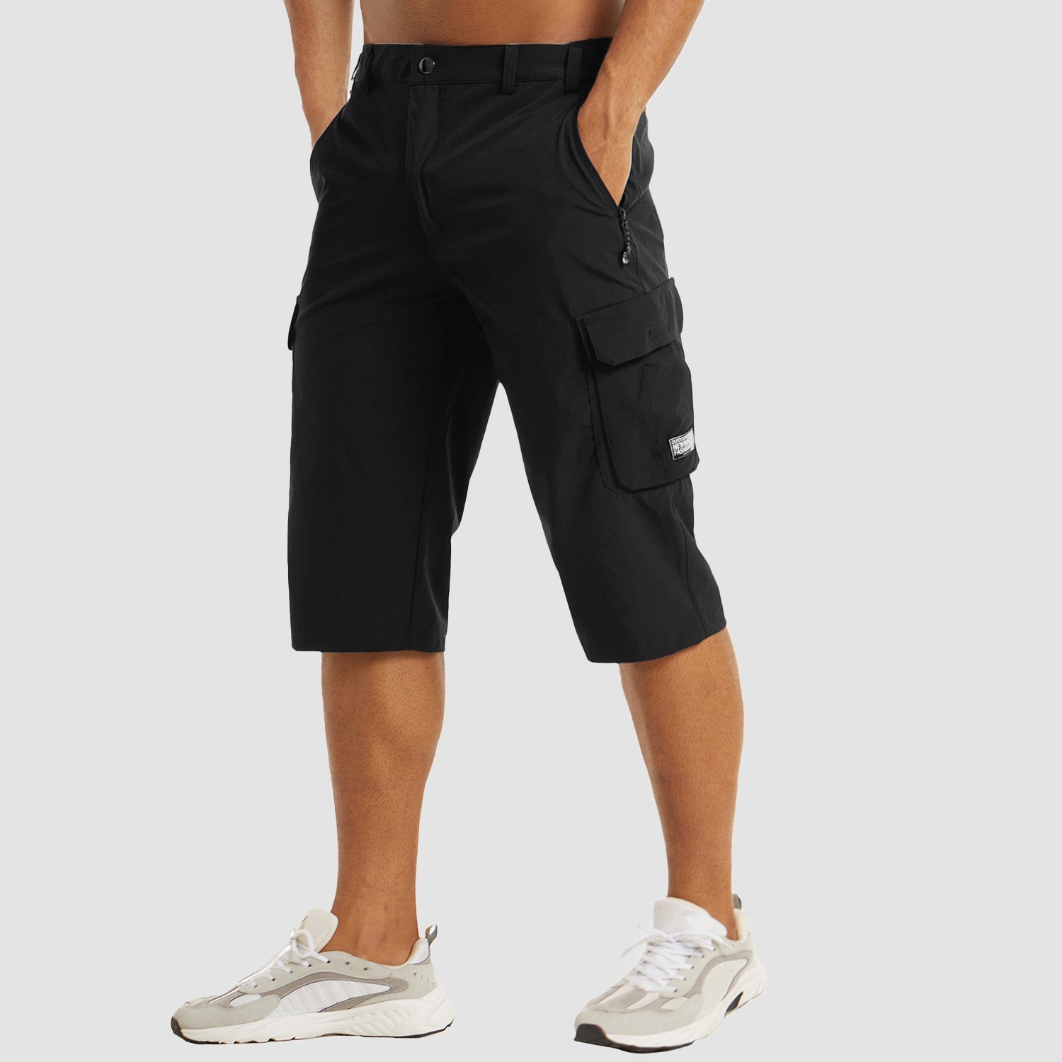 Mens Cargo Shorts Quick Dry Multi Pocket Five Color