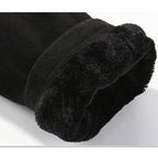 Men's Trench Coat Hooded Wool Blend Faux Fur Lining Buttoned