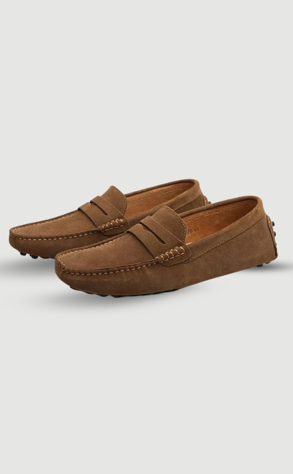Mens Suede Loafer Italian Style Five Color