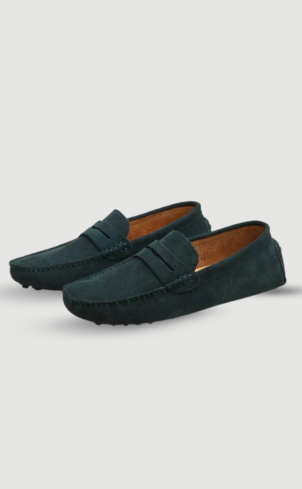 Mens Suede Loafer Italian Style Five Color