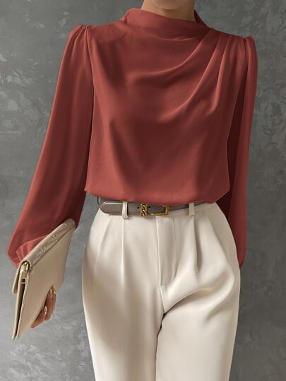Women's Stylish Bishop Sleeve Blouse