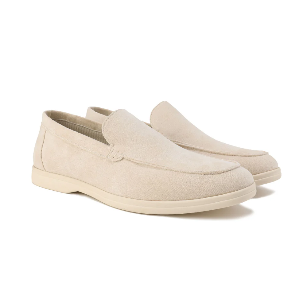 Mens Suede Loafer Round Toe Five Color