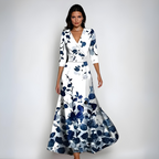 Elegant Floral Midi Dress