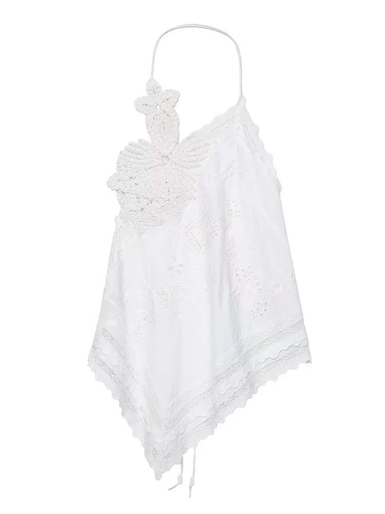 Lace Halter Summer Top