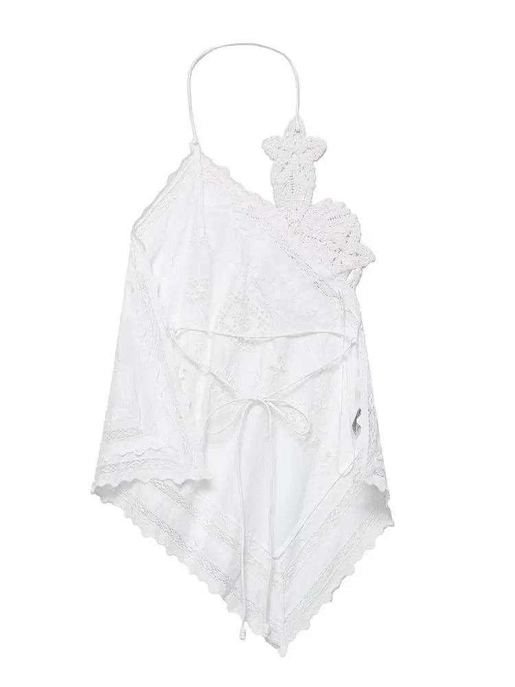 Lace Halter Summer Top