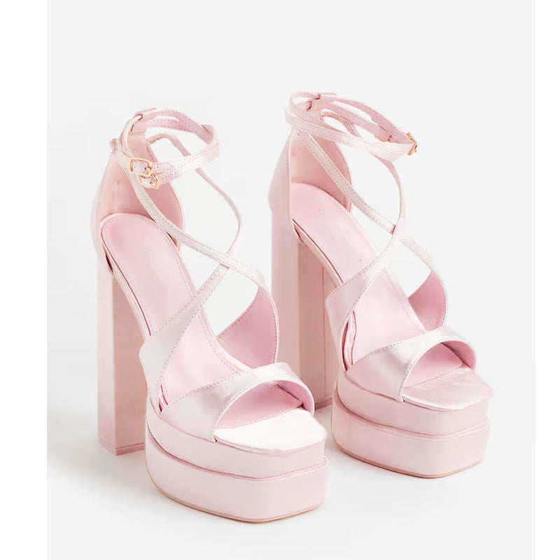 Chunky Platform Heel Sandals