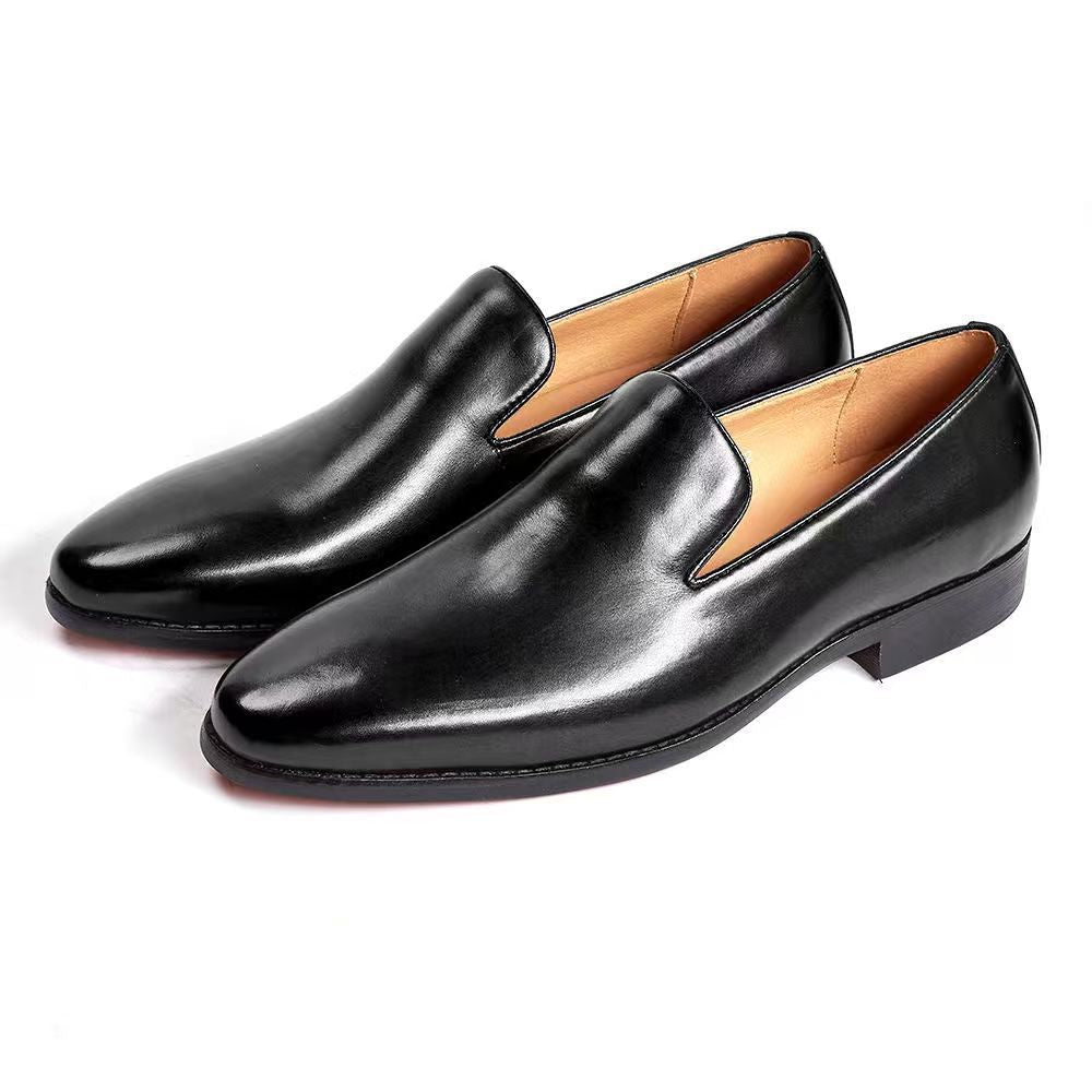 Mens Smooth Leather Dress Loafer